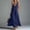 Navy, variant on Abomasnow Linen Dresses for Women V Neck Sleeveless Maxi Dress Casual A Line Button Down Tank Dress with Pockets