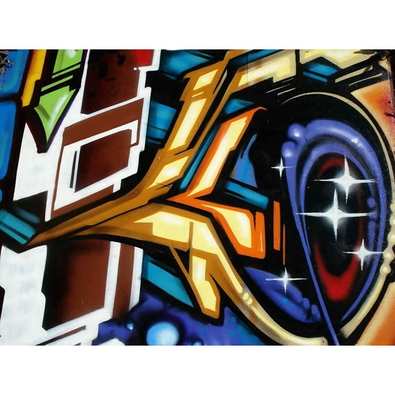 Graffiti Art XXVI - CANVAS OR WALL ART PRINT
