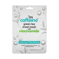 thumbnail image 1 of Mascarilla facial de té verde con cafeína y niacinamida: mascarilla hidratante para cerrar los poros, reduce la hiperpigmentación y mejora la textura de la piel (1 unidad), 1 of 1