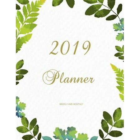 2019 Planner Weekly and Monthly : A Year - 365 Daily - 52 Week Journal Plannercalendar Schedule Organizer Appointment Notebook, Monthly (The Best Notebook 2019)