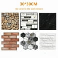 thumbnail image 3 of 3D Self-adhesive Tile Stickers Simulated Wallpaper PVC Decorative Wall Stickers Come with Adhesive Backing Adesivos De Parede, 3 of 6