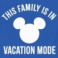 thumbnail image 2 of Toddler's Mickey & Friends This Family is in Vacation Mode Classic Silhouette Graphic Tee Royal Blue 4T, 2 of 3