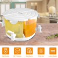 thumbnail image 4 of OUSITAID 1.37 Gallons Beverage Dispenser with Spigot 360° Rotatable 4-Grid Drinks Dispenser Removable Leakproof Juice Dispenser S, 4 of 10