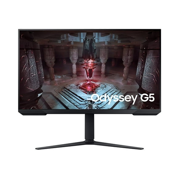 Samsung Odyssey G5 S27CG512EN - G51C Series - LED monitor - gaming - 27" - 2560 x 1440 QHD @ 165 Hz - VA - 300 cd/m�� - 3000:1 - HDR10 - 1 ms - 2xHDMI, DisplayPort - black