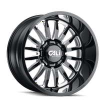 Cali Off-Road Summit-9110 24X14 8X180 -76Et 124.1Cb Gloss Black/Milled Spokes