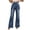 Blue, variant on Vedolay Baggy Jeans Women's Flare Bell Bottom Jeans High Waisted Wide Leg Denim Pants,Blue S