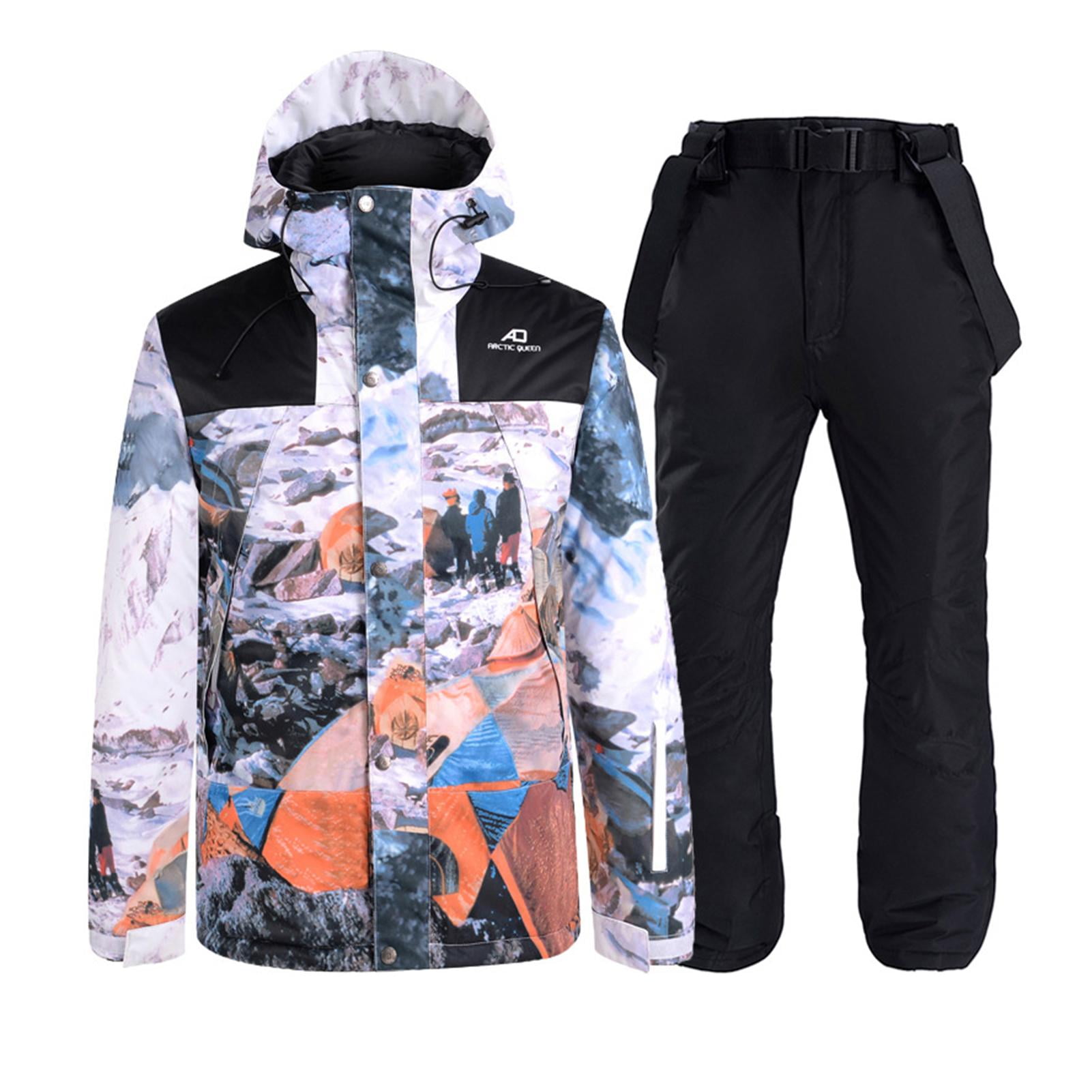 Rain Coat Windproof Waterproof Hooded Jacket Pants Outdoor Sports Suit Unisex
