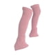 thumbnail image 2 of Calentadores de piernas para patinaje, suaves, ligeros, modernos, tejidos por encima de la rodilla, largos. Rosa, 2 of 9