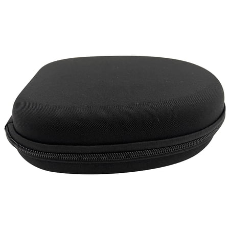 Headphone Bag Headphones Storage Bag Zippered Earphone Bag Black