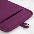 thumbnail image 4 of KitchenAid Ribbed Soft Silicone Pot Holder 2-Pack Set, Beet, 7"x9", 4 of 5