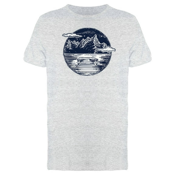 Mountain Lake Graphic Tee Men's - Men T-Shirt, 2XL