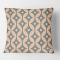 thumbnail image 2 of Designart Retro Pattern Abstract Design IV' Mid-Century Modern Throw Pillow - 18x18, 2 of 2