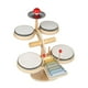 thumbnail image 1 of Juego de batería de xilófono, juguetes musicales para bebés, juguete para niños pequeños, tambor, xilófono, pandereta, juguete, regalos del Día de 4 pads de batería, 1 of 9