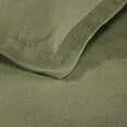 thumbnail image 6 of Superior Paisley Cotton Decorative Bedspread and Sham Set, King, Sage, 6 of 9