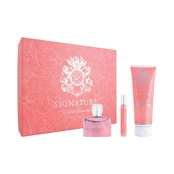 Set de regalo Perfume English Laundry Signature for Her, 3 piezas