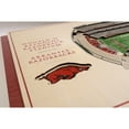thumbnail image 4 of Arkansas Razorbacks 17'' x 13'' 5-Layer StadiumViews 3D Wall Art, 4 of 5