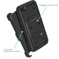 thumbnail image 3 of for Apple iPhone 7 8 SE 2nd Gen (2020 Release) Phone Case Dual Layer Full-Body Rugged Clear Back Case Drop Resistant Shockproof Case with Built In Screen Protector (Black), 3 of 4