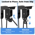 thumbnail image 4 of Housolution Bike Hoist,1 Pack Hoist Pulley System with 88Lbs, Fit 10-16Feet High Ceilings, Heavy-Duty Overhead Ceiling Storage System for Road, MTB, Fat Tire, Ebike Hanger, Ladders, Snowboard, 4 of 8