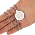 thumbnail image 2 of Collar de acero inoxidable de San Cristóbal para hombre de Philip Jones, 2 of 5