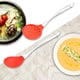 thumbnail image 5 of Juego de utensilios de cocina de acero inoxidable de silicona, utensilio de cocina con cabeza de silicona flexible de 2 piezas, 5 of 5