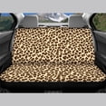 thumbnail image 3 of Uourmeti Leopard Print Pattern Rear Bench Seat Cover for Dogs, 2pcs Car Seat Covers Protective Against Dirt & Pet Fur Non-Slip Rear Seat Covers, 3 of 7