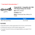 thumbnail image 2 of Timing Belt Kit - Compatible with 1988 - 1992 Toyota Pickup 3.0L V6 GAS - AC Delco, 2 of 2