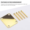 thumbnail image 3 of FUEENIRVA 2 Sets Neck Reinforcement Plate Metal Gold for Electric Bass, 3 of 7