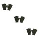 thumbnail image 2 of Jumpingount 1 par de guantes sin dedos, estilo sencillo, tejido artesanal, accesorio de ropa para hombres y mujeres, calentador de manos tejido Type2 NO2, 2 of 6