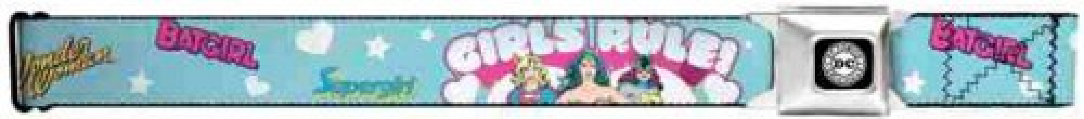 DC Comics Superman Seatbelt Belt Supergirl Wonder Woman Girls Rule dc-comics-superman-seatbelt-belt-supergirl-wonder-woman-girls-rule
