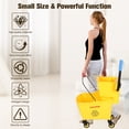 thumbnail image 3 of golytefs 24L Mop Water Squeezer with Wheels Plastic Bucket Mop Wringer for Hotel Cleaning, 3 of 9