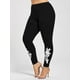 thumbnail image 1 of Leggings de jersey con aplicación de talla grande Rosegal Cubrirlos, 1 of 3