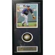 MLB Evan Longoria Autographed Shadow Box with Baseball, 14x20