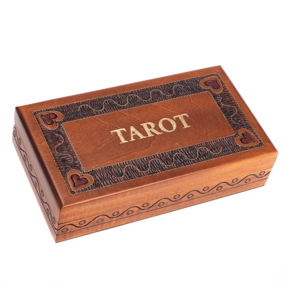 Handmade Tarot Box Wooden Keepsake Elegant Design Tarot Card Holder