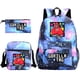thumbnail image 1 of Pencil Case Three-Pieces Set Of School Bags For Male And Female Students, Campus Pencil Case, Canvas Bags Large-Capacity Backpack, 1 of 3