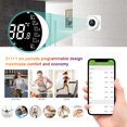 thumbnail image 3 of Thermostat Intelligent Wi-Fi 95-240V Thermostat Programmable 5+1+1 Six Périodes Commande Vocale par Application Rétroéclairage LCD Chauffage de l'Eau Thermorégulateur Compatible avec Echo Home Tmall Genie, 3 of 7