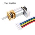 thumbnail image 2 of Medición de velocidad de engranaje DC 6V 200RPM con encoder para avión modelo, 2 of 5