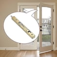 thumbnail image 2 of 2pcs 8 Inch Door Bolts - Stainless Steel Concealed Security French Door Locks With Hardwares, Metal Flush Latch Bolts For Composite Wood Double Dummy-, 2 of 5