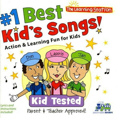 Number One Best Kid's Songs Music CD