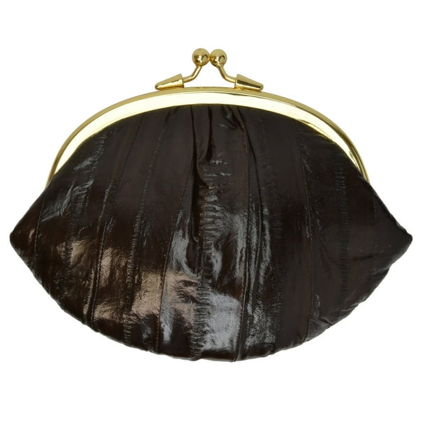 Marshal Wallet Eel Skin Large Double Coin Purse Change Wallet E 10 Big Walmart Com Walmart Com