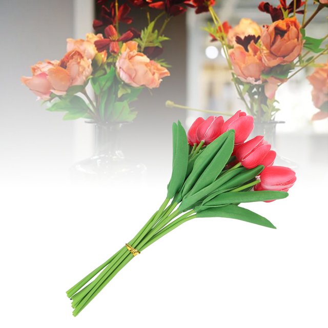 10pcs Artificial Flowers High Simulation Flowers Decor for Living Rooms and Dinner Tables