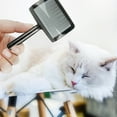 thumbnail image 2 of Cepillo alisador extra largo para perros grandes con pelo enmarañado Cepillo metálico para eliminar nudos, pelo suelto y pelo muerto de gatos, 2 of 3