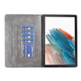 thumbnail image 3 of SaniMore Wallet Case for Samsung Galaxy Tab A8 10.5" 2022 SM-X200/X205, PU Leather Anti-scratch 4 Card Slots Anti-slip Strips Flip Stand Full Body Protective Shockproof Busienss Design, Gray, 3 of 8