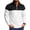 Black, variant on Men's Color Block Long Sleeve 1/4 Zip Pullover Sweater Mock Neck Stand Collar Ribbed Cuffs for Golf Business Casual Fall Winter