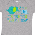 thumbnail image 4 of Inktastic My Grammy Loves Me Cute Elephants Boys or Girls Baby Bodysuit, 4 of 5
