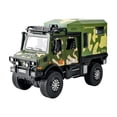 thumbnail image 1 of Coche fundido a presión 1:20, juguete para ventana que se puede abrir, capó, puerta, colección, modelo de juguete extraíble para niños, coleccionista, verde, 1 of 7