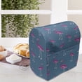thumbnail image 3 of Blue and Pink Stand Mixer Cover, Pattern Exotic Flamingo, Kitchen Appliance Organizer Bag Cover with Pockets, 5 Quarts, Dark Turquoise Pink, by Ambesonne, 3 of 4
