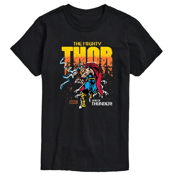 Marvel Thor - Pixelated - Men's Short Sleeve Graphic T-Shirt