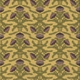 thumbnail image 1 of Ahgly Company Machine Washable Indoor Square Transitional Yellow Area Rugs, 7' Square, 1 of 7