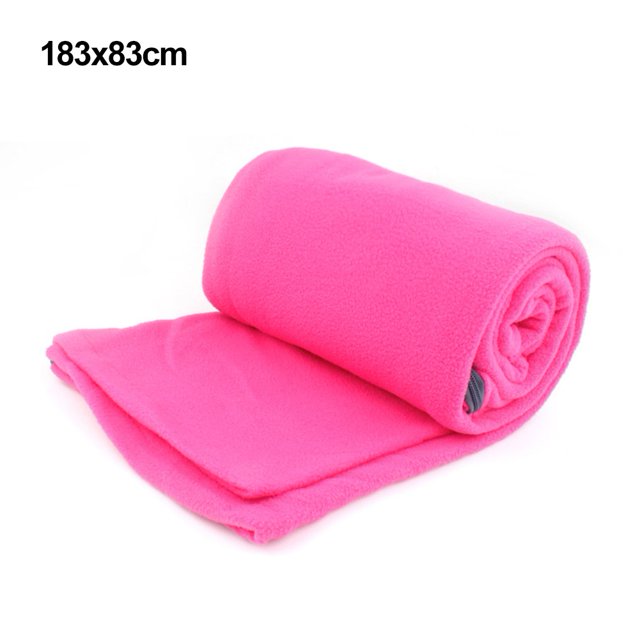 Portable Thickened Fleece Sleeping Bag Outdoor Camping Travel Warm