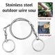 thumbnail image 2 of Multifunctional Emergency Gear Steel Wire Saw Heavy Duty Pocket Cable Saw for Camping Hiking, 2 of 5